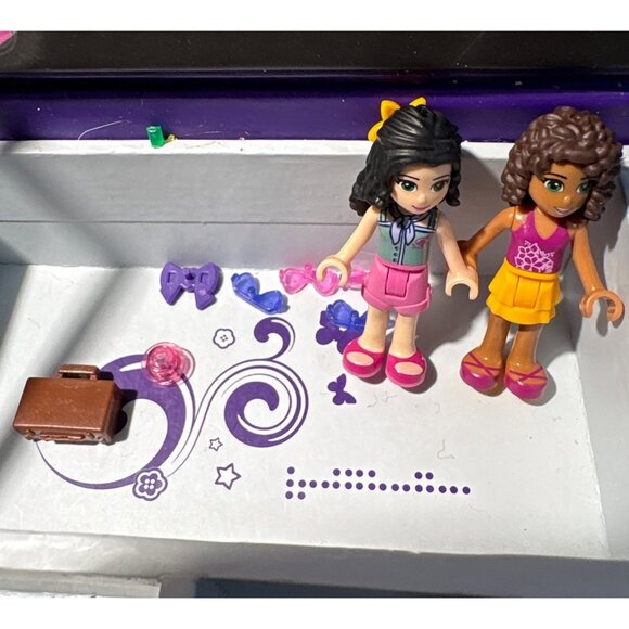 Lego Friends Carrying Case Plus Minifigures and Accessories Lot - Picture 8 of 16